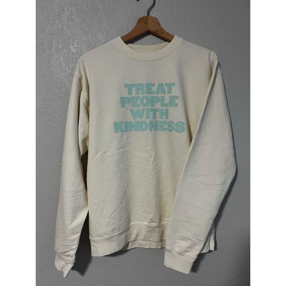 Harry Styles TPWK Treat People With Kindness Cream Crewneck Sweatshirt - Picture 2 of 5